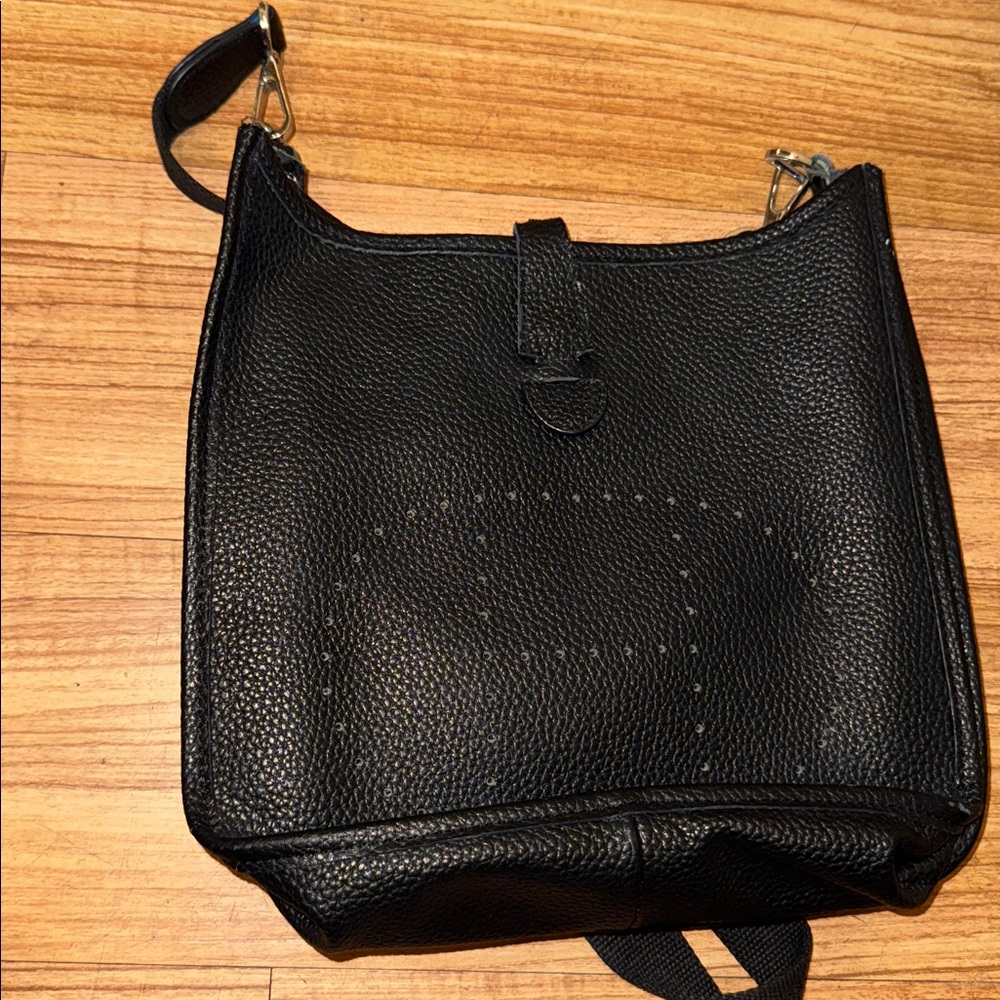 Black Leather Women's Bag